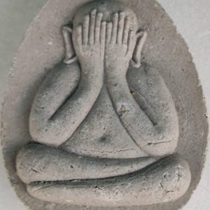 Authentic Phra Pidta Amulet with Yantra Back - Thai Buddhist Charm for Protection & Fortune