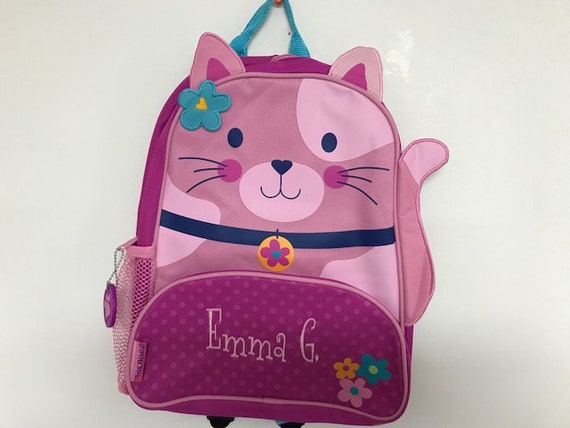 Personalized Stephen Joseph Sidekicks Cat Backpack New | Etsy