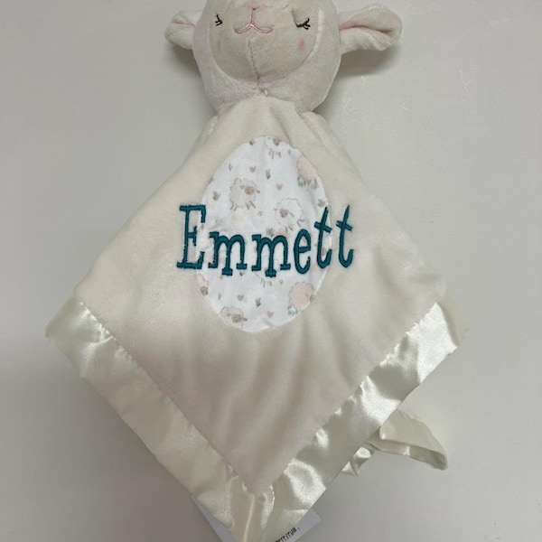 Personalized Lennox the Lamb Lovie Blanket