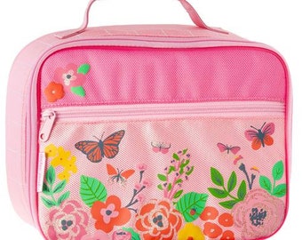 Personalized Stephen Joseph Butterfly Floral Lunchbox