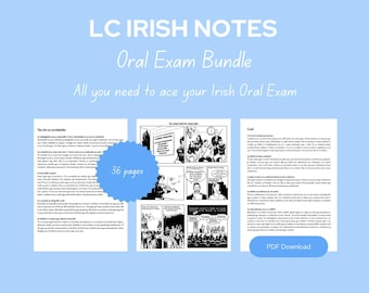 Notas del examen oral de LC Irish
