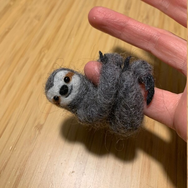 Felted Sloth - Etsy