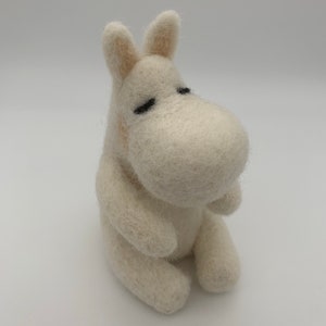 Moomin needle felted figure