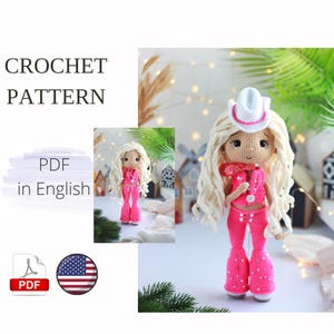 Puppe Amigurumi Puppe Häkelanleitung PDF Englisch Amigurumi Handmade