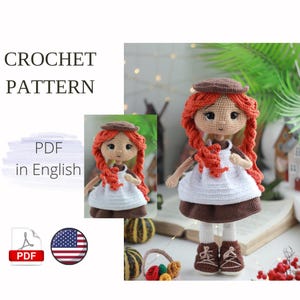 Anne Amigurumi Doll Crochet Pattern PDF English Amigurumi Handmade