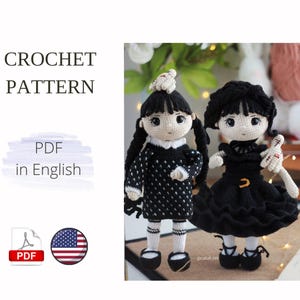 Amigurumi Doll Crochet Pattern doll PDF English Amigurumi Handmade