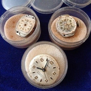 Vintage Watch Parts, Steampunk Watch Faces, Clock Dials and Gears, Steampunk Gears for Jewelry or Crafts