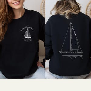 [GRAVER]★SAILBOAT SMILE SWEATSHIRT UNISEX] Sailboat Smile Sweatshirt - GRAVER | 60% - Asian
