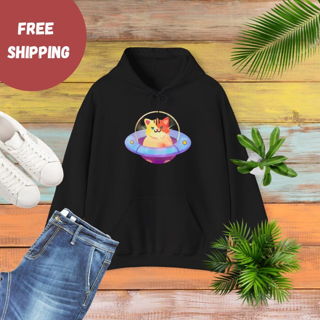 Cute Meow Astronaut Cat Print Women's Joggers main image 1