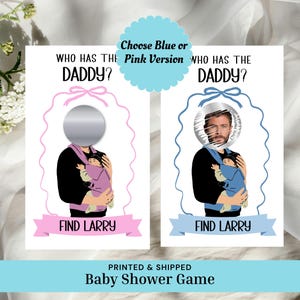 Who Has Daddy Scratch Off Shower Game, Who has the Dad Icebreaker, Scratch off Celebrity Game, Baby Shower Game, Wedding Shower Game