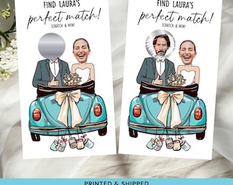 Perfect Match Bridal Shower Game, Who has the Groom, Scratch off Celebrity Game, Wedding Shower, Bridal Scratch Off, Bachelorette Games
