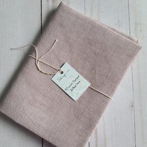 32 Count Seashell Hand Dyed Linen by xJuDesign