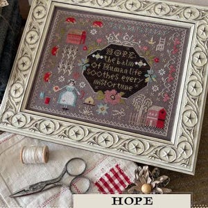 Nashville Needlework Market 2025 Cross Stitch Chart Hope by Shakespeare&#39;s Peddler