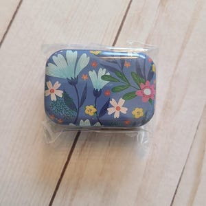 Needle case, magnetic needle box, needle tin, travel needle holder, storage for needles, embroidery, sewing, cross stitch, retreat gift.