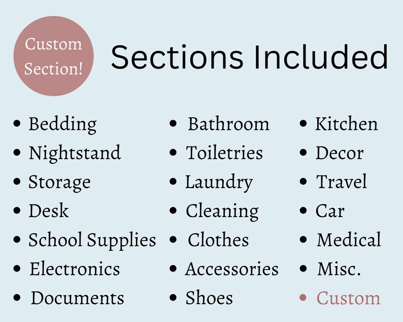 Ultimate College Packing List Printable, Dorm Room Essentials ...