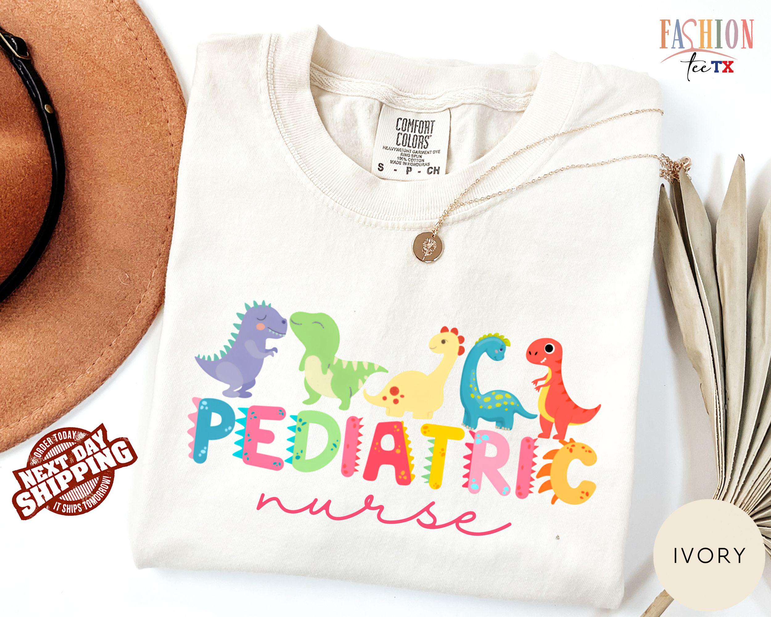 Comfort Colors® Pediatric Nurse Shirt, Nurse Sweatshirt, Cute Pediatric Nurse Gift, Peds Nurse Hoodie, Nurse Appreciation Gift