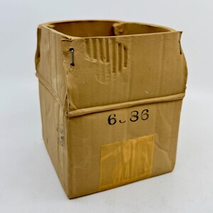 Vintage 80's Michael Harvey Cardboard Box Vase