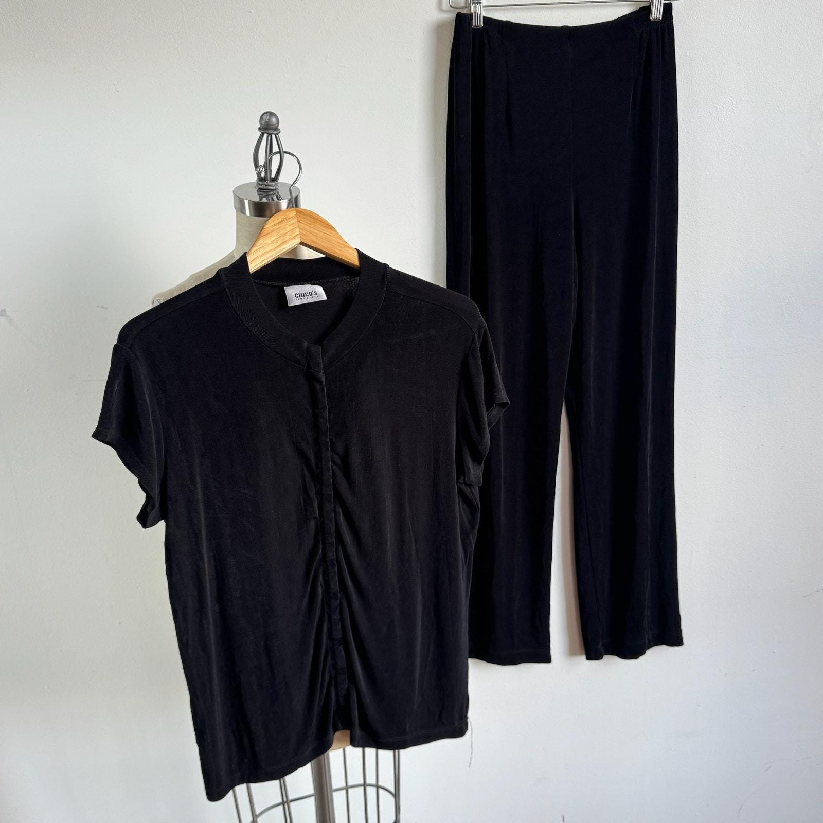 Pull Long Blanc Chico's Taille Unique - Fermeture Par Boutons - Occasion En Très Bon état