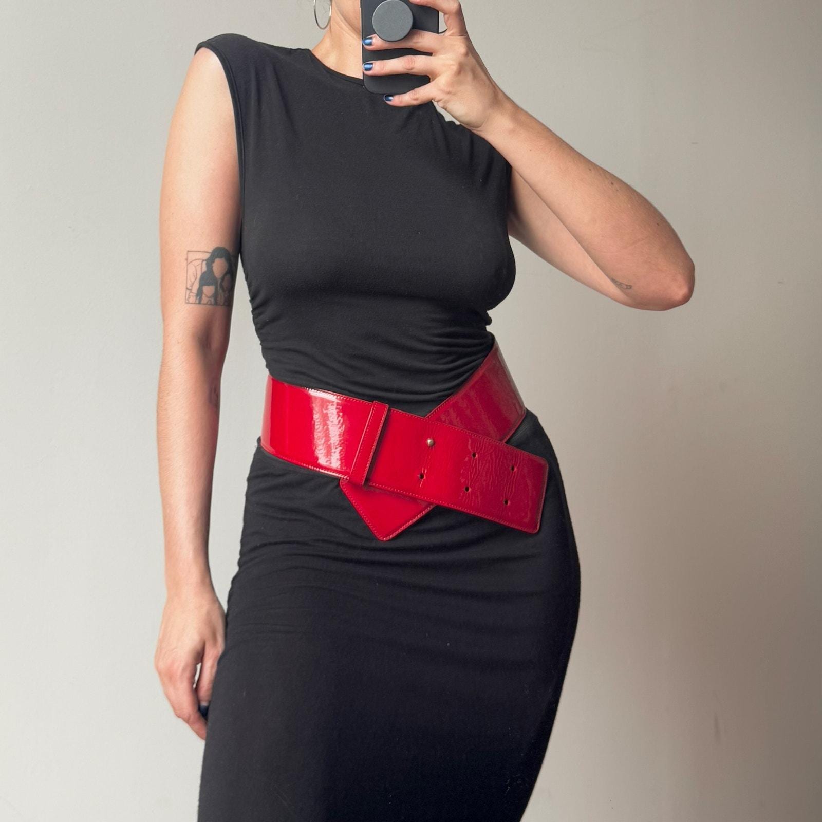 Vtg Matthew Williamson Belt size M/L embellished made in England Vintage Matthew Williamson Retro Sequined Belt // Designer  main image 3