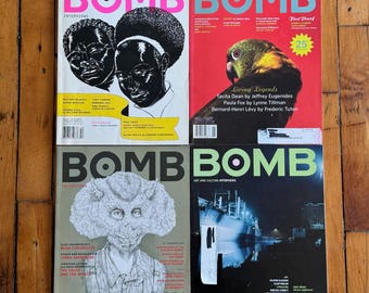 BOMB Magazine Arts & Culture Lot of 4