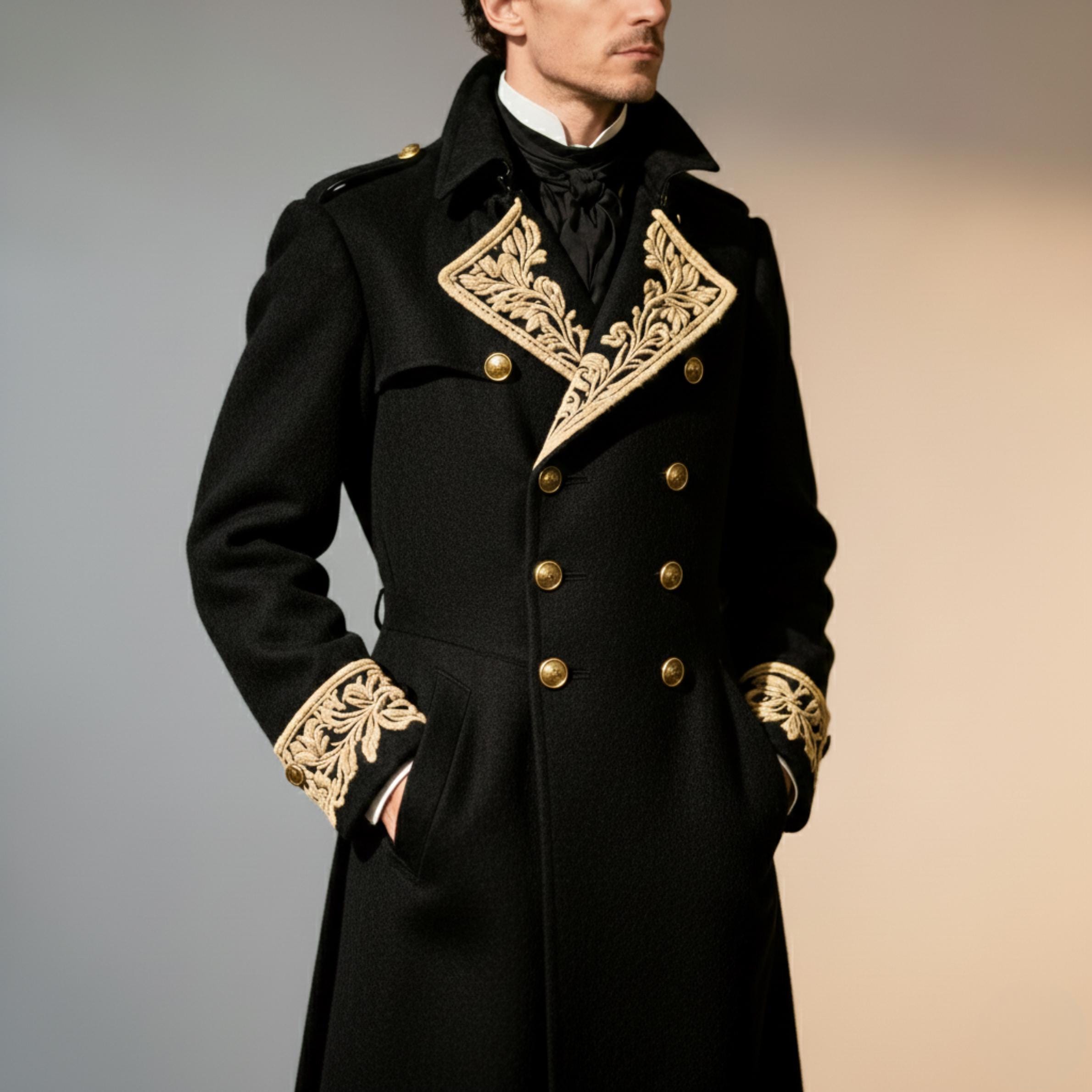 Embroidered Trench Coat - Etsy
