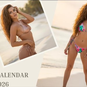 Swimsuit calendar - Etsy 日本