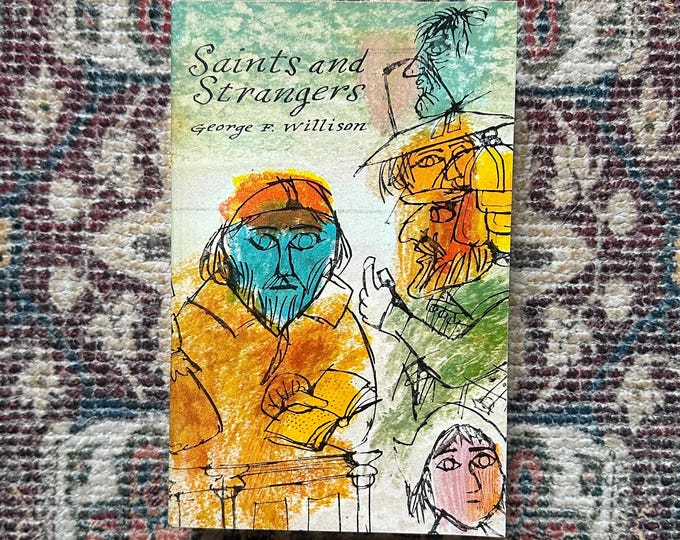 Saints and Strangers Vintage Paperback: Pilgrim Fathers History (1964)