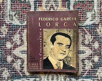 Federico Garcia Lorca: 1949 French Paperback, Poètes d'Aujourd'hui No. 7
