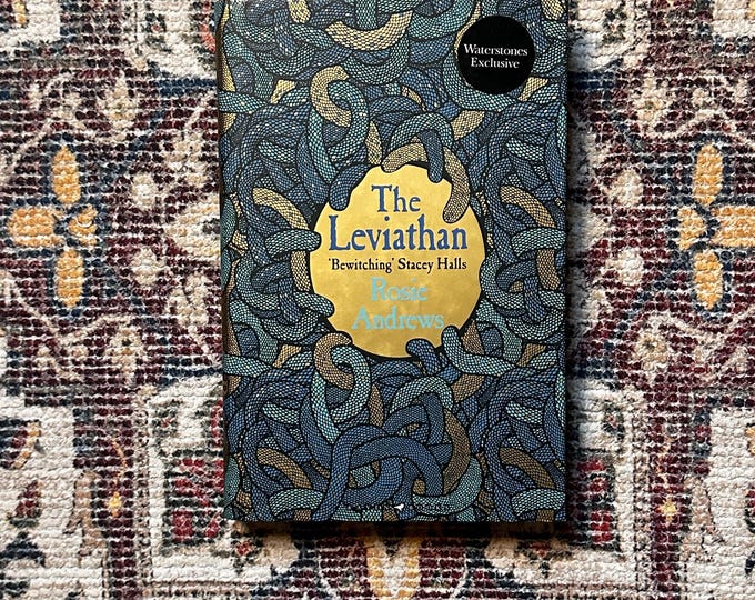 Signed, The Leviathan by Rosie Andrews, Waterstones Edition with Stenciled Edges