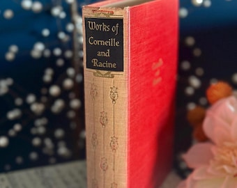Works of Corneille and Racine 1931 Modern Library Red Hardcover Vintage 1930s Book