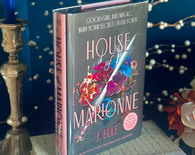 Signed Limited UK Edition: House of Marionne, Stencil Edges, YA Romance Fantasy