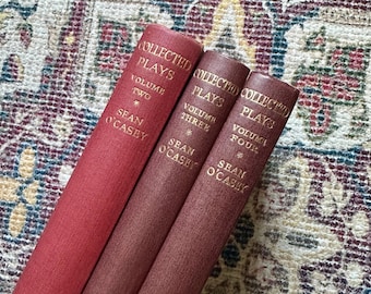 Collected Plays by Sean O'Casey, 1950s Macmillan Hardcover (Volumes II, III, IV)