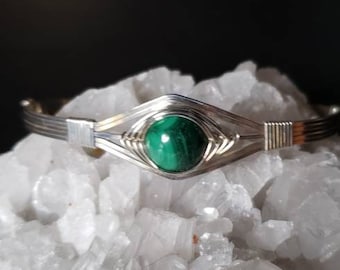 Malachite Herringbone Bracelet