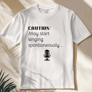 Vocalist shirt Etsy Italia
