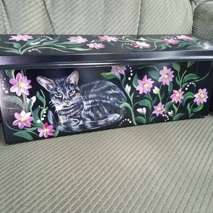 Pet custom painted wallmount mailbox