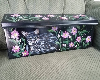 Pet custom painted wallmount mailbox