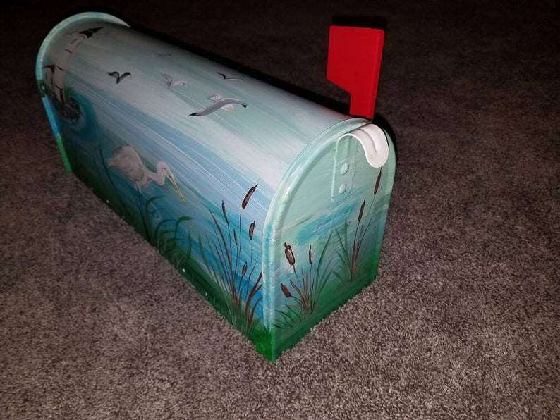 Seashore Beach Theme Mailbox Etsy