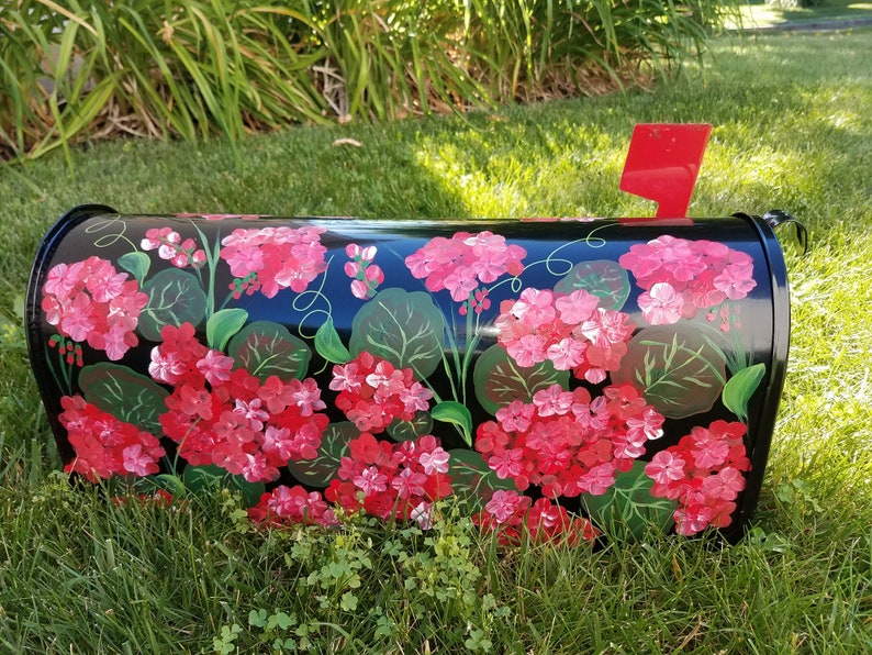 Custom Hand Painted Mailboxes Etsy