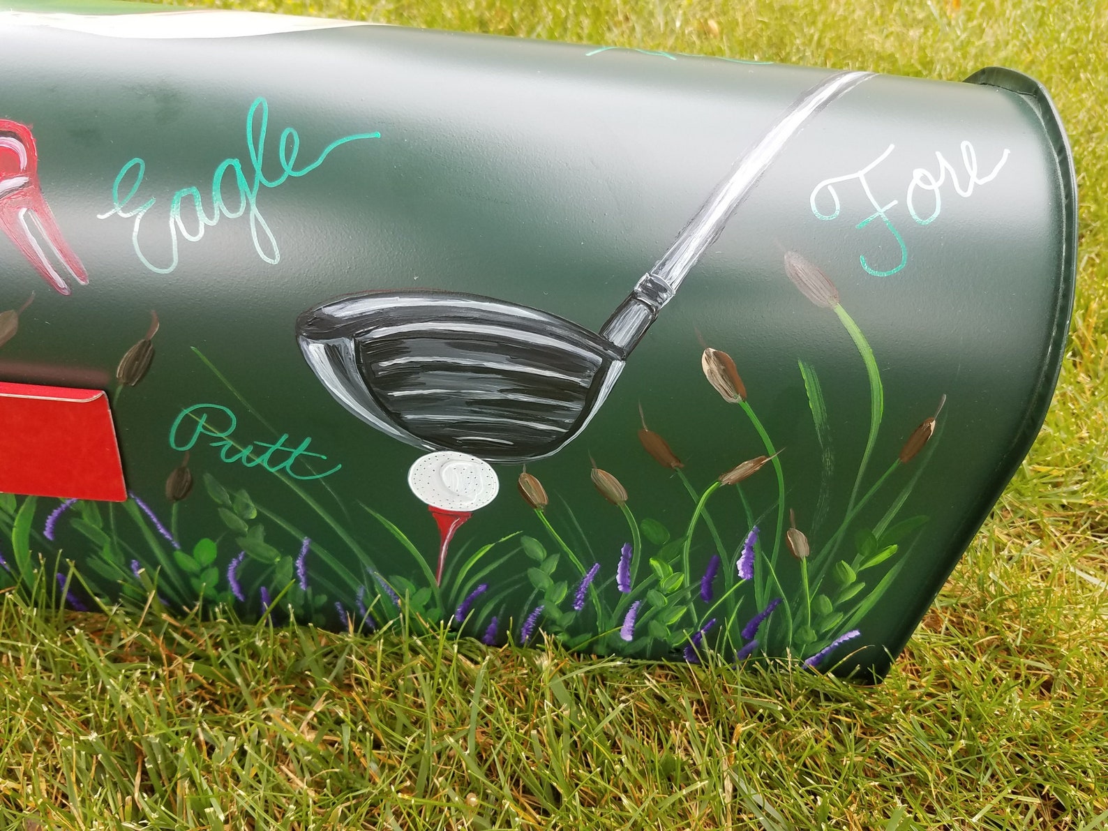 Golf Lovers Mailbox Etsy