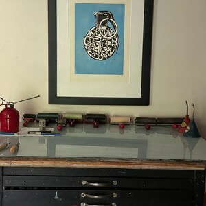 Matted 16x20 Woodcut