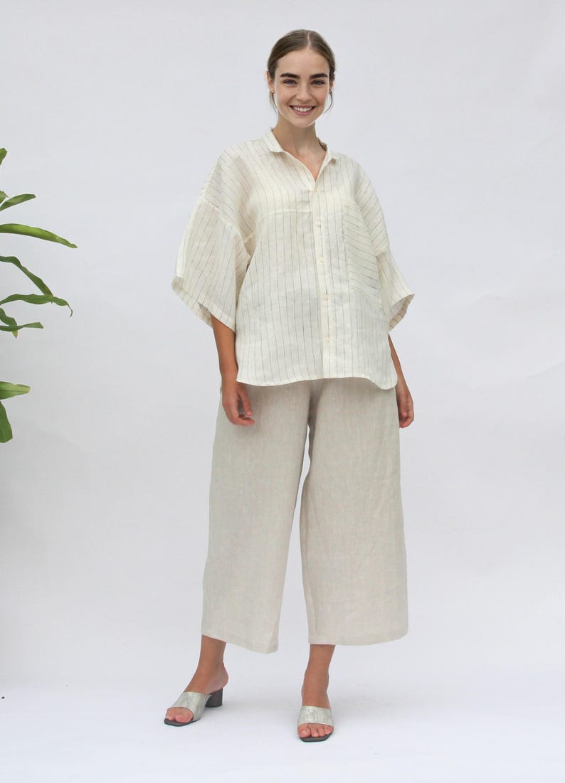 Lazy shirt pattern sewing diy, Manual sewing shirt pattern digital download, chic pattern shirt unises, Over size shirt pattern, Winter image 3
