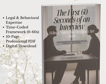 Interview Body Language Strategy: The First 60 Seconds - Professional Nonverbal Guide for Job Interviews