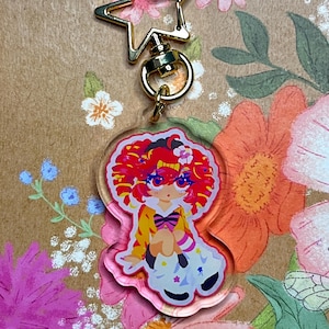 Gyaru Teto Kasane acrylic keychain 1.5” | Vocaloid fanart | Gyaru Teto