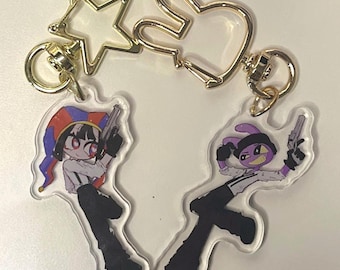 Pomni & Jax Acrylic Keychains | The Amazing Digital Circus