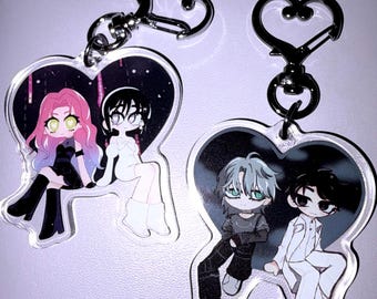 ALNST MiziSua IvanTill acryl sleutelhangers | Buitenaards podium |