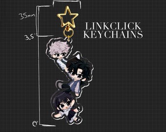 Link Click-sleutelhanger van acryl |3,5"|