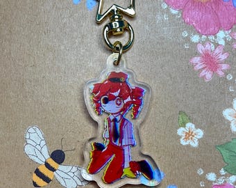 Mesmerizer Teto Kasane-sleutelhanger van acryl 1,5" | Vocaloid fanart | Mesmerizer Teto