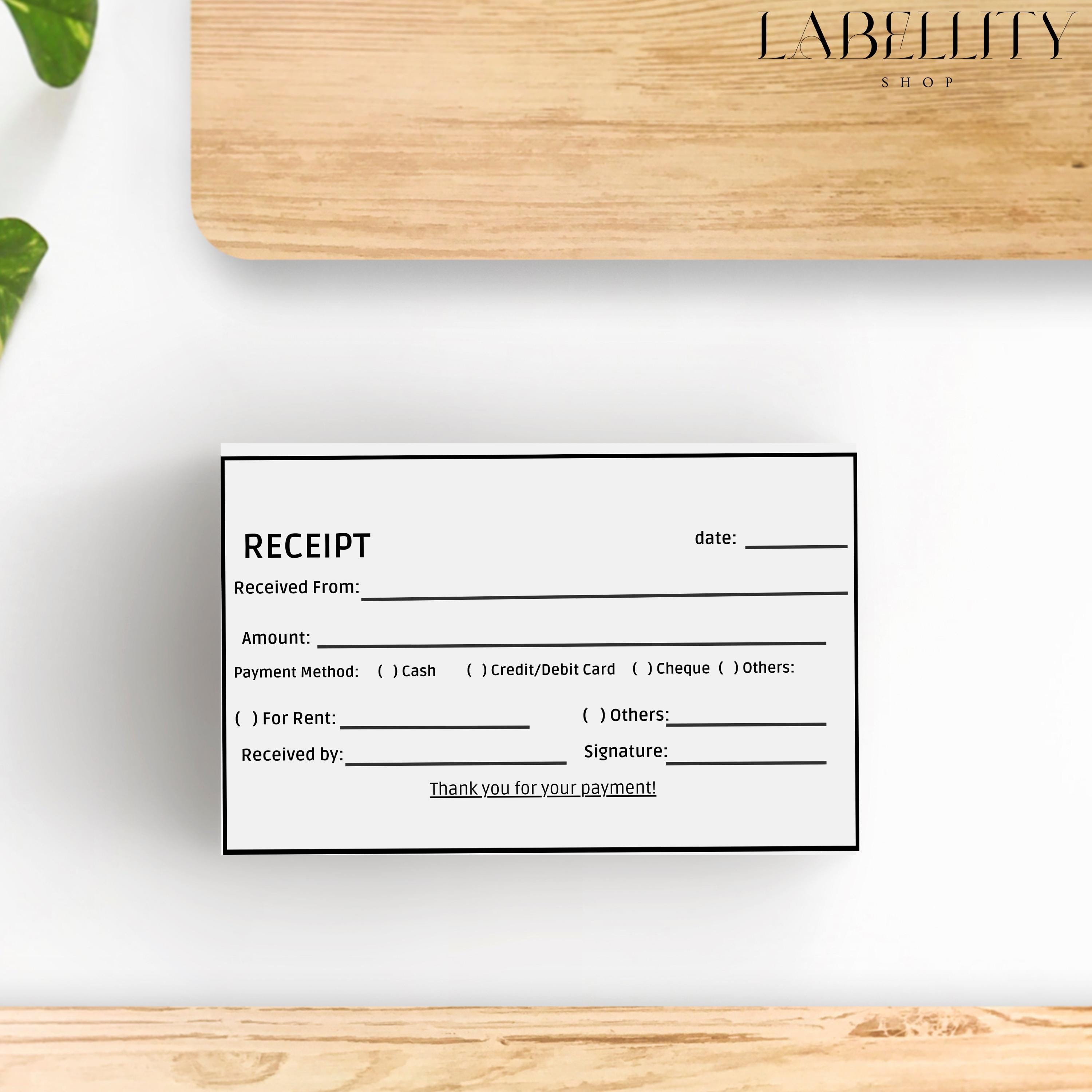 Free Printable Receipt Template for Landlords (PDF)