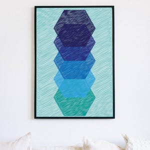 Polygon wall art
