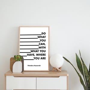 Quote wall théodore Roosevelt 2
